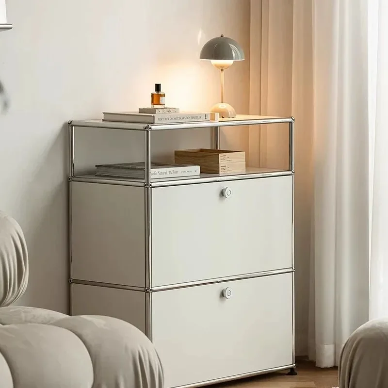 Medieval Style Modular Side Cabinet Dining Storage TV Stand Bedside Table Locker Console Furniture for Living Room Bedroom