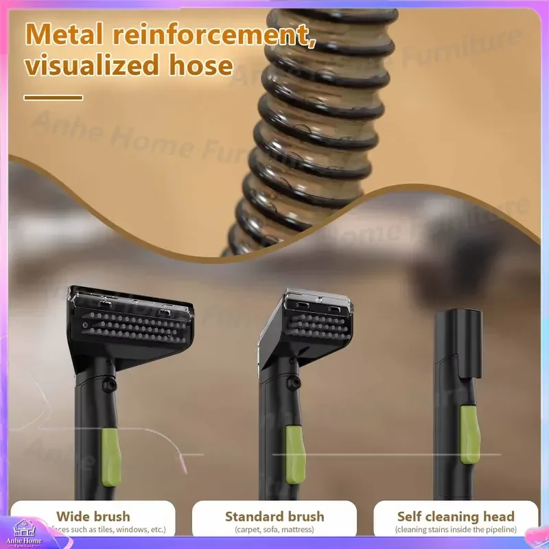 Portable Carpet Washer for Car Interior Cleaning Spot Cleaner with Strong Suction Pet Stain Remover Rug Cleaner