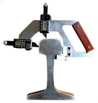 43kg/m Rail Digital Display Rail Abrasion Measuring Instrument Ruler