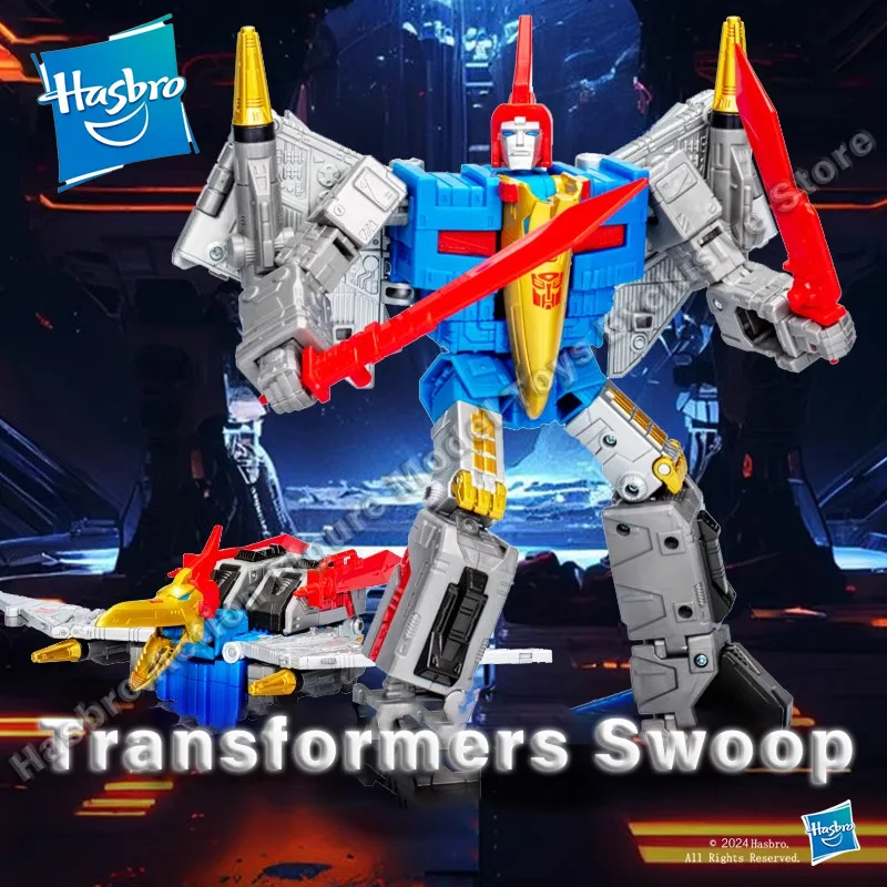 In Stock Hasbro Transformers Swoop Action Figures Model Toy Collectible Mobile Robot Model Toys Children's Gift