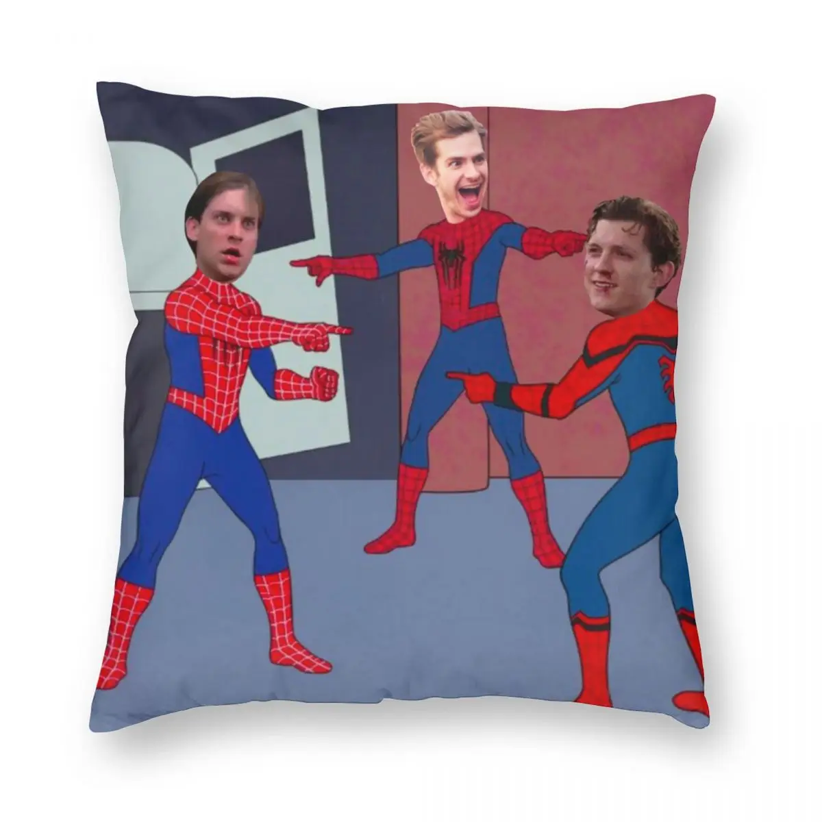 

Three Spiders Nwh Spiderman Pillowcase Printing Cushion Cover Decorative Spider Man Throw Pillow Case Cover Chair Square 45*45cm