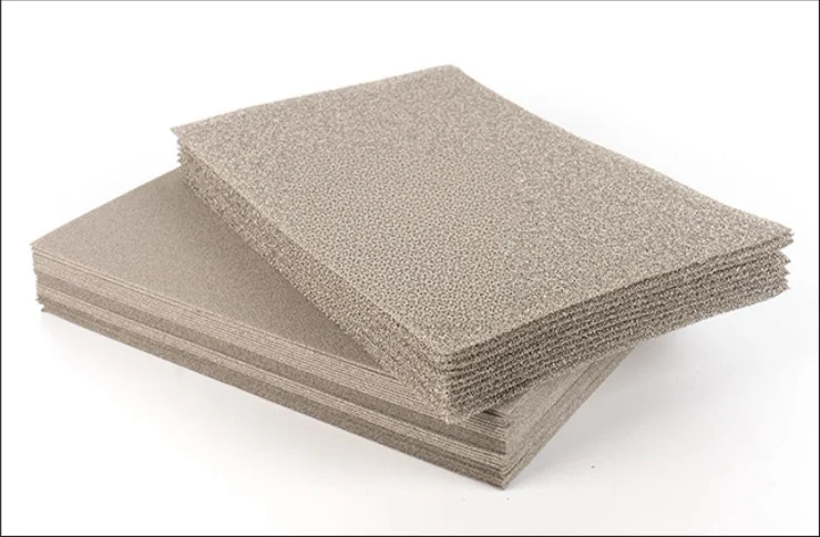 Platinum Coated Sintered Ti Fiber Felt, Ru-Ir Coated Ti Felt High Temp Gas Separation Filter Anode for PEM Hydrogen Electrolysis