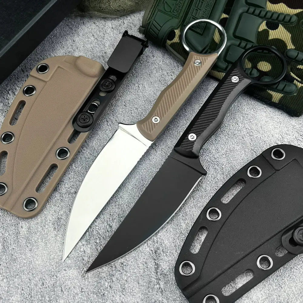 سكين الرقبة TRSKT ، السكاكين التكتيكية ، سكين التخييم Fulltang 440C ، سكين فتح علبة الجيب ، أداة edc مع Kydex Droshipping