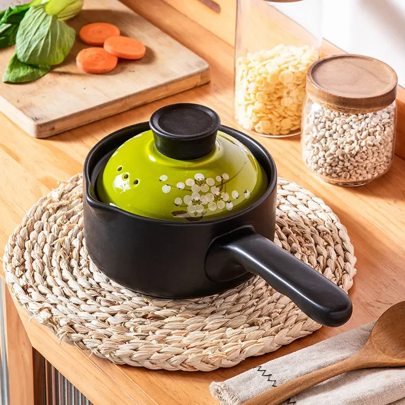 

Small ceramic cookware milk clay pot for cooking casserole slow cooker pots for cooking pots and pans High temperature crock pot