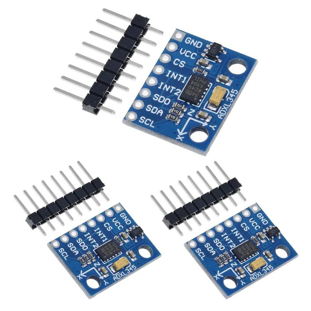 

3PCS GY-291 ADXL345 3-Axis Digital Acceleration of Gravity Tilt Module with IIC SPI Transmission for Arduino