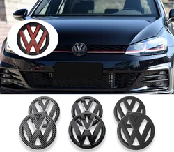 Non-destructive Front Hood Radiateor Badge Rear Trunk Lid Cover Emblem Sticke For VW Volkswagen Golf 4 MK4 Golf 5 MK5