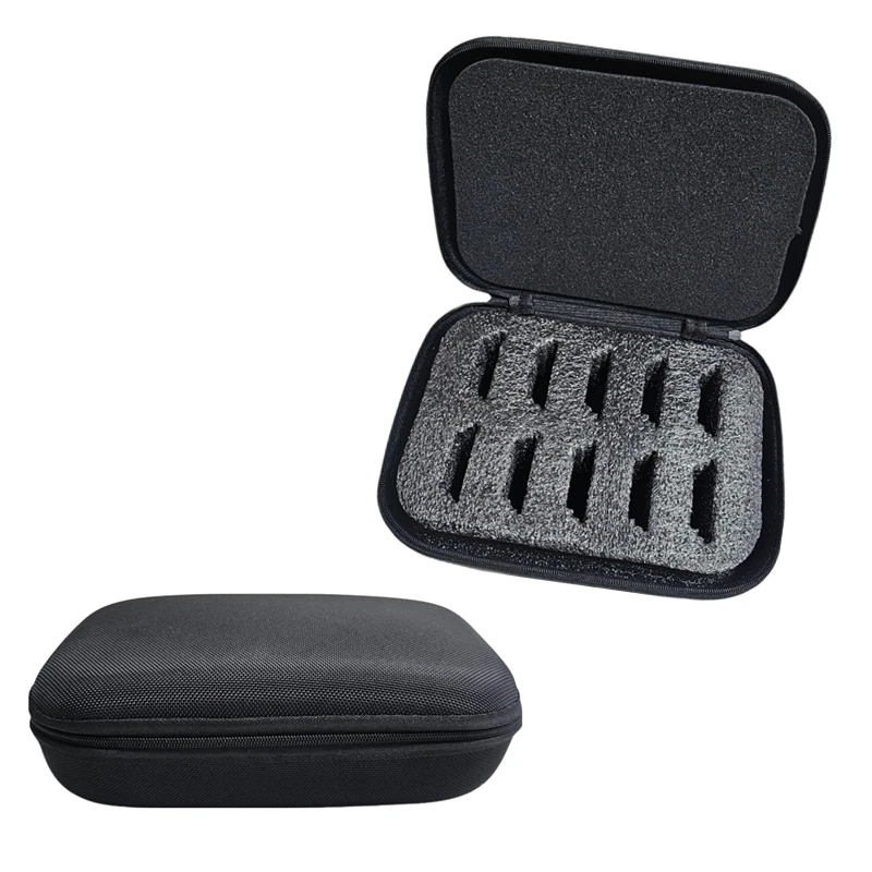 10 Blades Holder, Hair Clipper Guard Case For Andis, Oster, Wahl, Babyliss Detachable Clippers Storage Bag