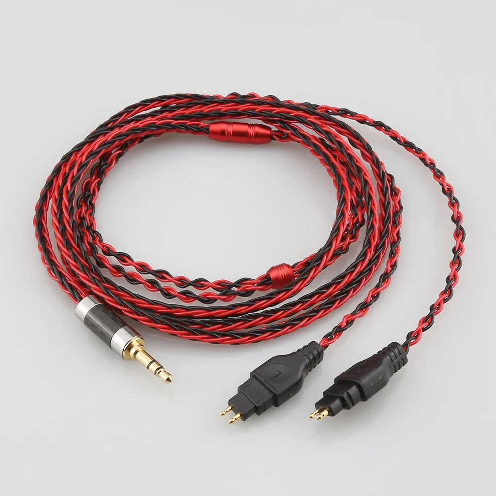 HiFi 3.5mm stereo Plug Upgrade Headphone Cable for HD650/HD565/HD580/HD600/HD660S/HD25 Headphones