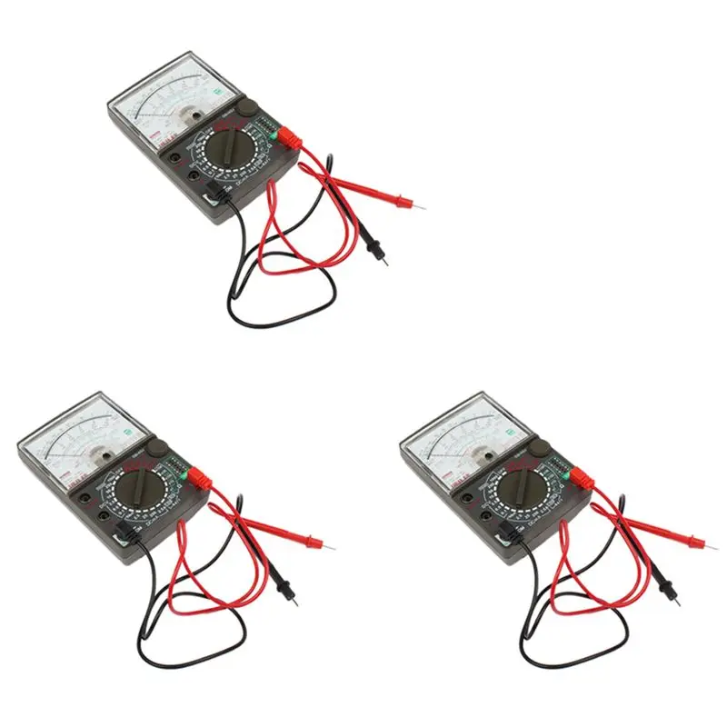 

AT21-3X Analog Multimeter De-960Tr AC DC Volt Ohm Current Testing Electrical Multitester