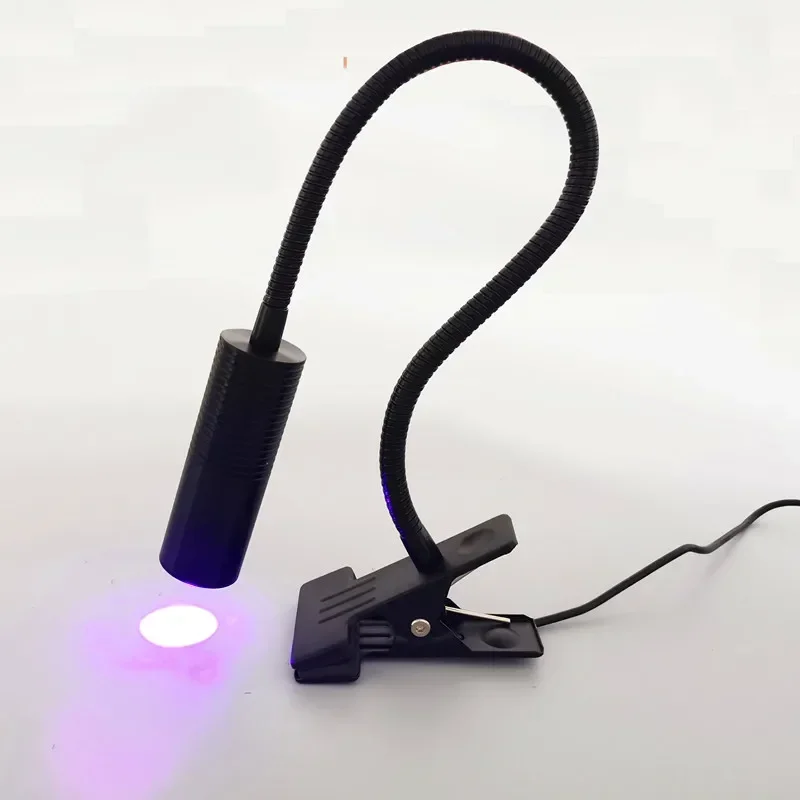 In stockUV Led Desk Lamp for Resin Curing Mini Handheld 365nm Uv Spot Light Ccfl Uv Led Lamp 395nm Black Light Table Gooseneck C