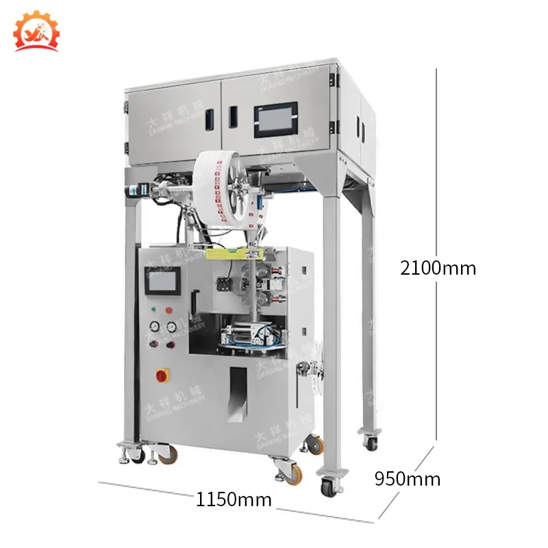 DCK-N Multi-head Scale Triangle Bag Green Tea Packing Machine Tea Triangle Bag Filling Packaging Machine