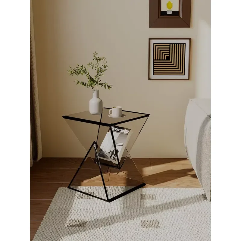 Clear Acrylic Display Stand Commercial Storage Rack for Mall Exhibition Showcase Transparent Side Cabinet Organizer Shelf