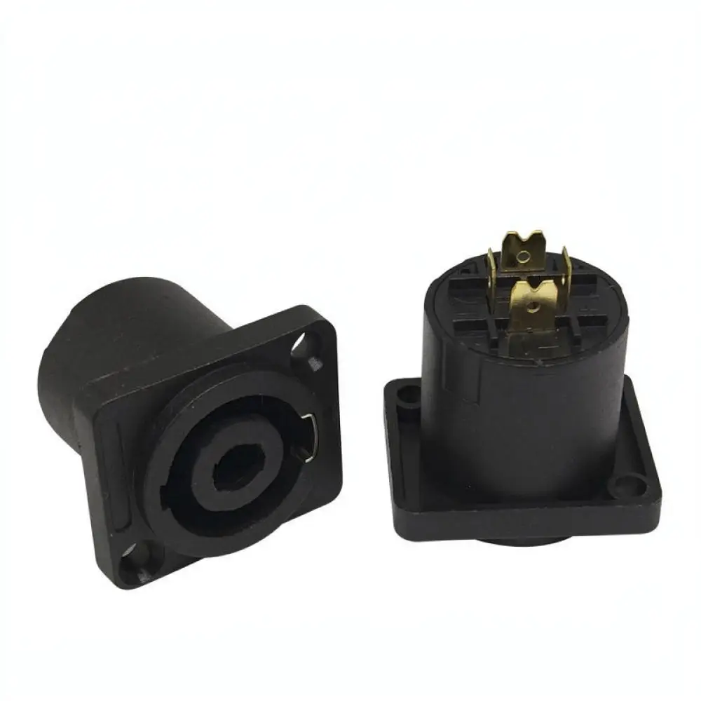 High Quality XLR Female 4 Pole Connector Socket For For Huayuanxin Audio Chassis Panel Mount Sound System Professional Parts