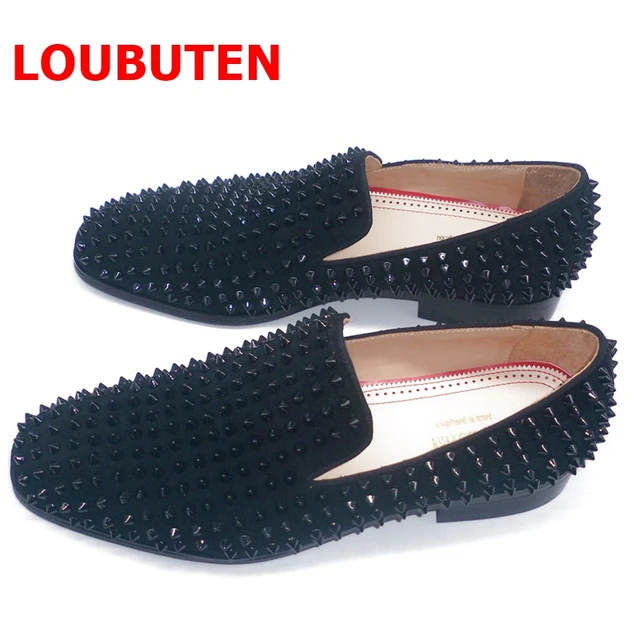 Christian Louboutin Mens Shoes Spikes Christian Louboutin Shoes Mens Loafers Leather Casual Shoes Aliexpress