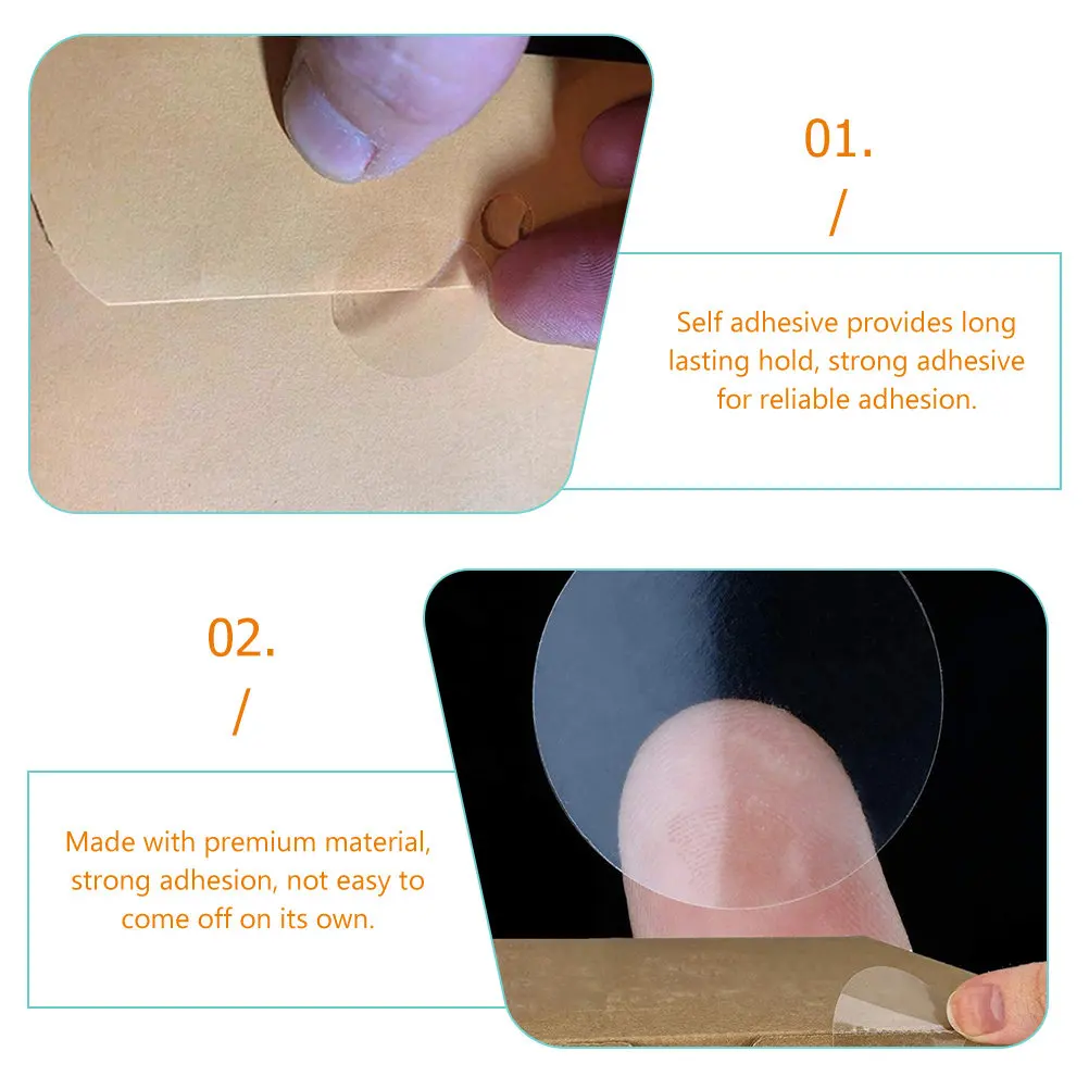 

Прозрачные круглые этикетки 38 мм для конвертов, с прочным клеевым слоем, прозрачные наклейки, простые в использовании и установке.