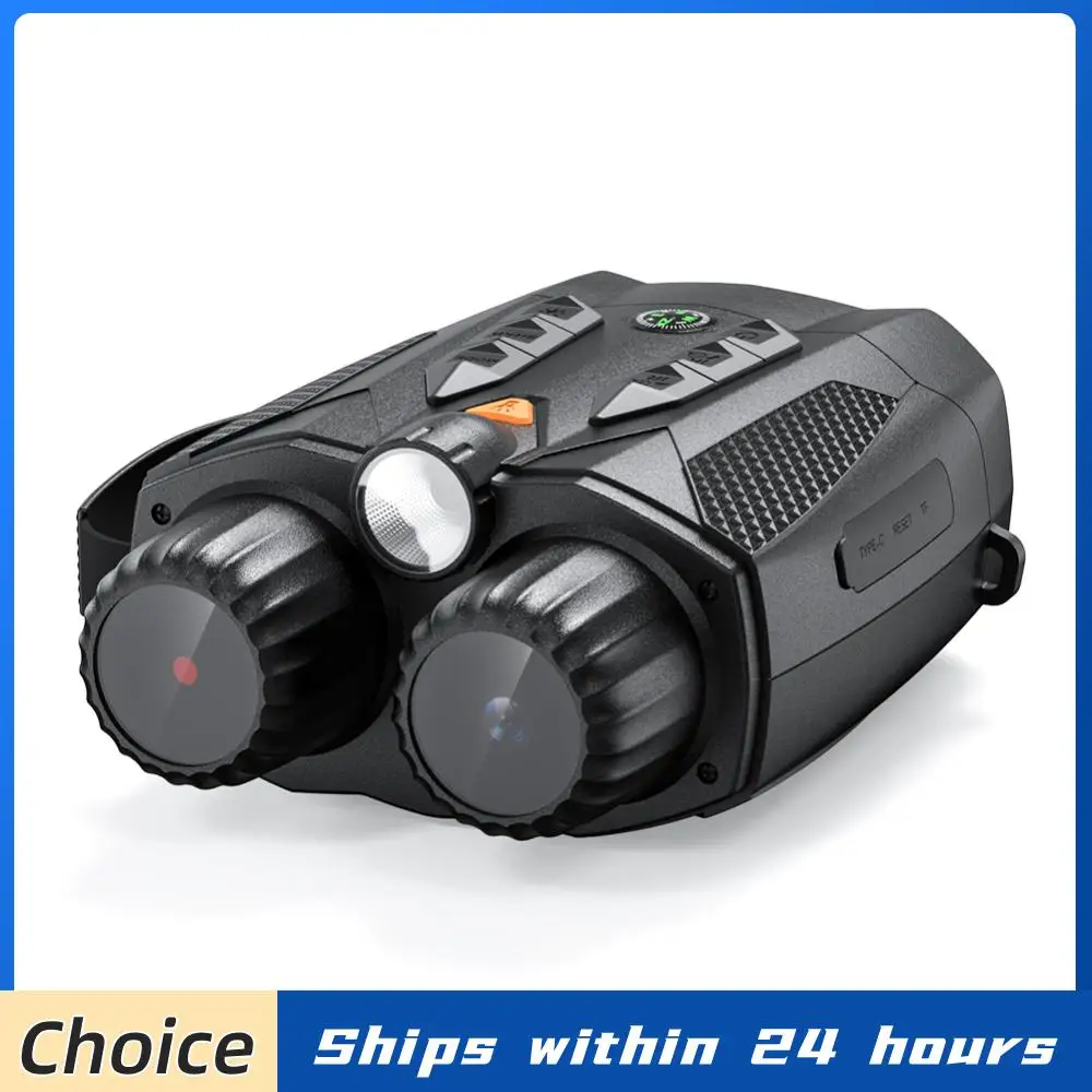

Инфракрасные цифровые бинокли ночного видения с 10-кратным цифровым зумом, ИК-очки ночного видения с 3-дюймовым IPS-экраном для кемпинга и путешествий на открытом воздухе