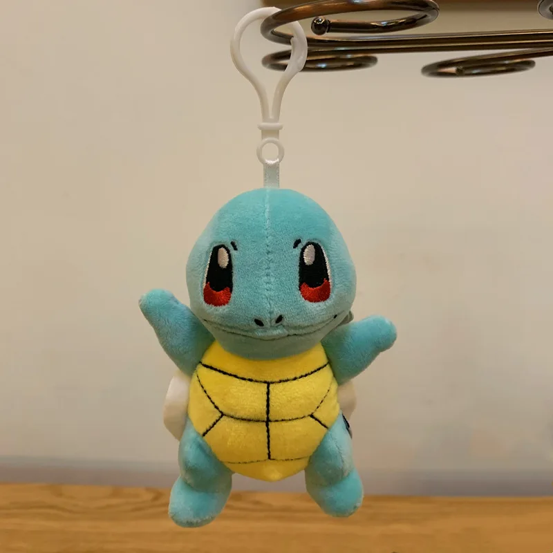 Anime Pokemon Pikachu Mew Snorlax Eevee Bulbasaur Psyduck Kawaii Wypchana pluszowa zabawka Torba szkolna Plecak Breloczek Lalka Prezent