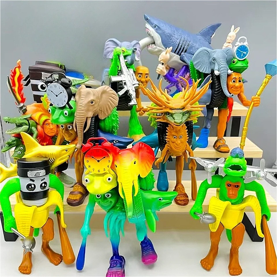 34 Style Italian Brainrot Figures Toys Tung Tung Tung Sahur