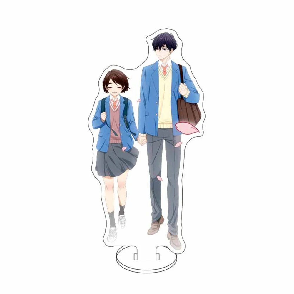 15CM Anime Hananoi-kun to Koi no Yamai Keychain Model Cosplay Charm Characters Ornament Accessories Goods Collection Gifts