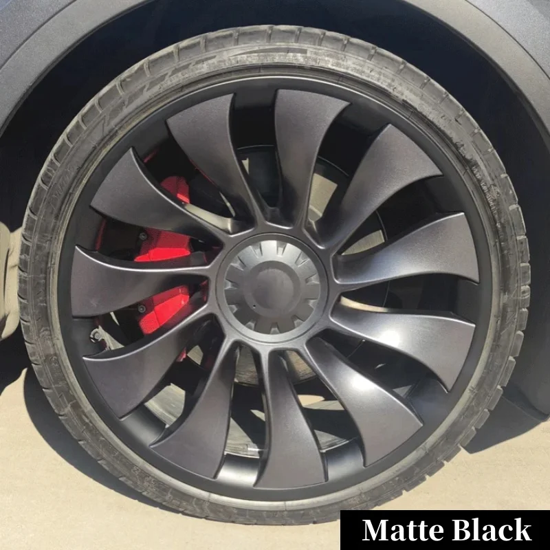4PCS 21-Inch Wheel Protective Cover for Tesla Model Y Hight Performance Wheel Hubcap Protection Ring Full Rim Cover Accessories