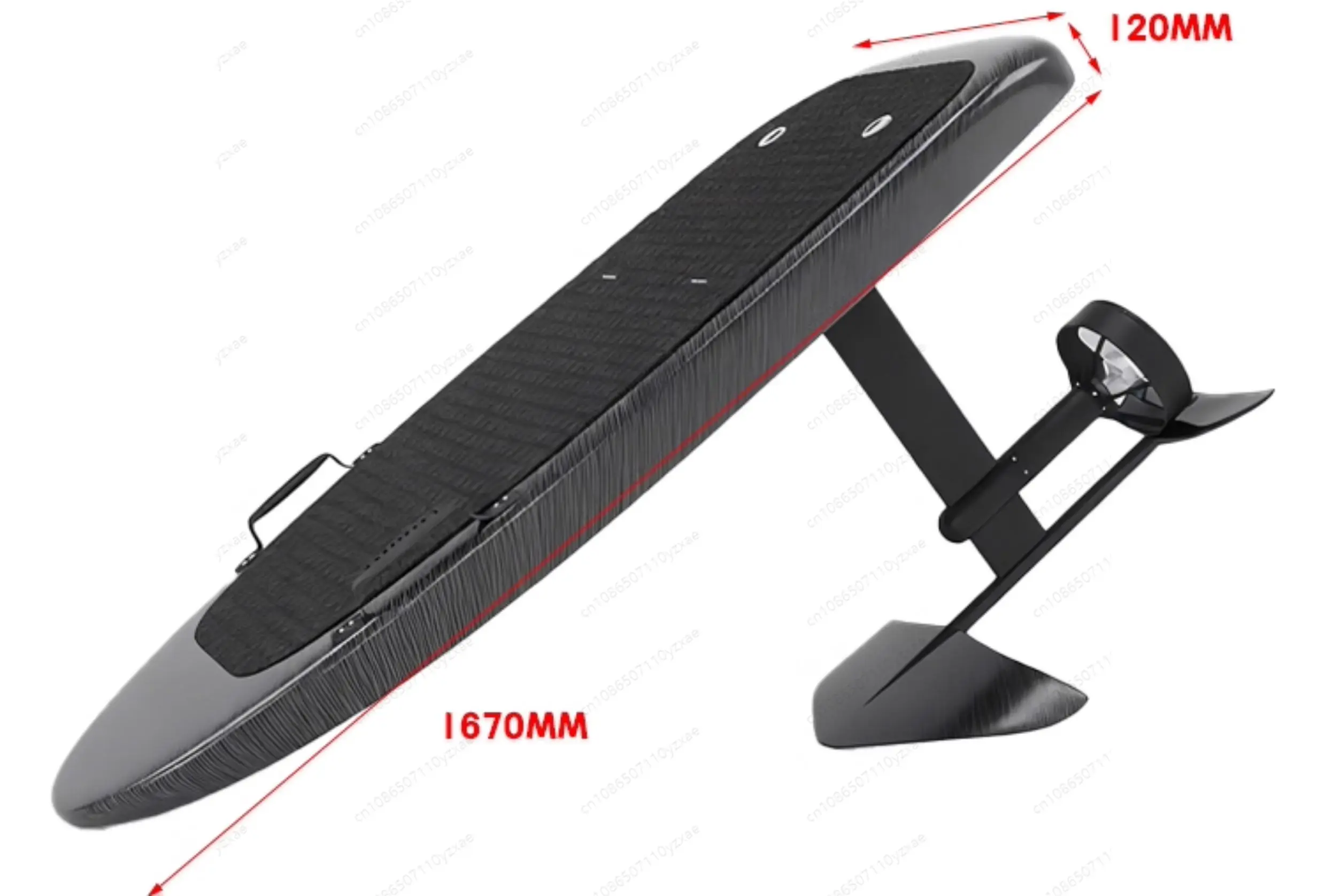 44000mAh Surfboard,  Hydrofoil for Ocean Surfing, Beginner-Friendly Stability