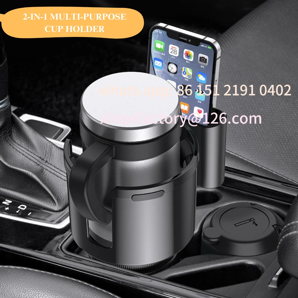

Customizable Car Cup Holder Expander Cupholder Adapter Multipurpose Auto Interior Expandable Organizer Storage Accessories With