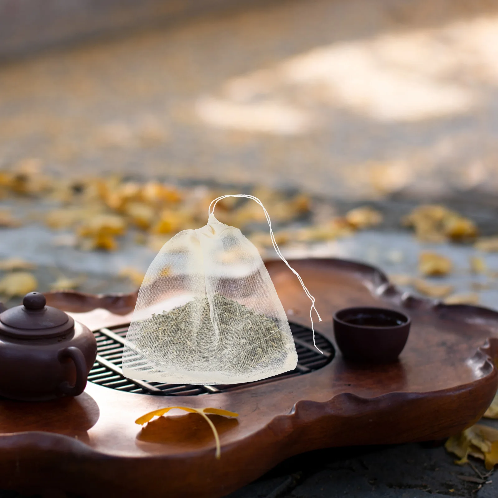 

10pcs Spice For Cooking Reusable Cloth Straining Bags Drawstring Tea Filter Bags Pure Cotton Gauze Kitchen