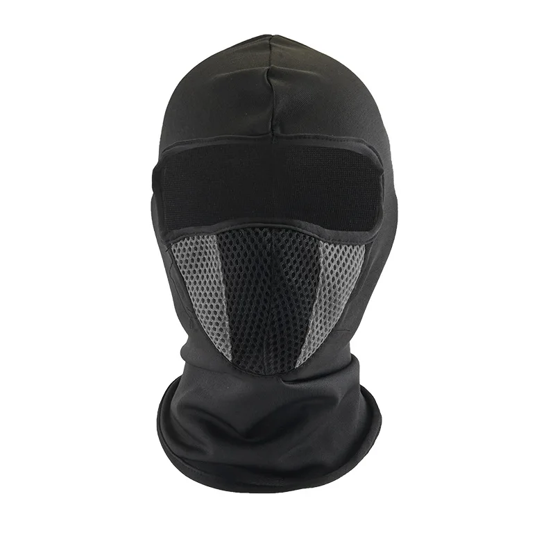 Nefes Balaclava motosiklet tam yüz maskesi motosiklet maskesi Motocross kask Hood Moto sürme boyun yüz Hood Moto aksesuarları