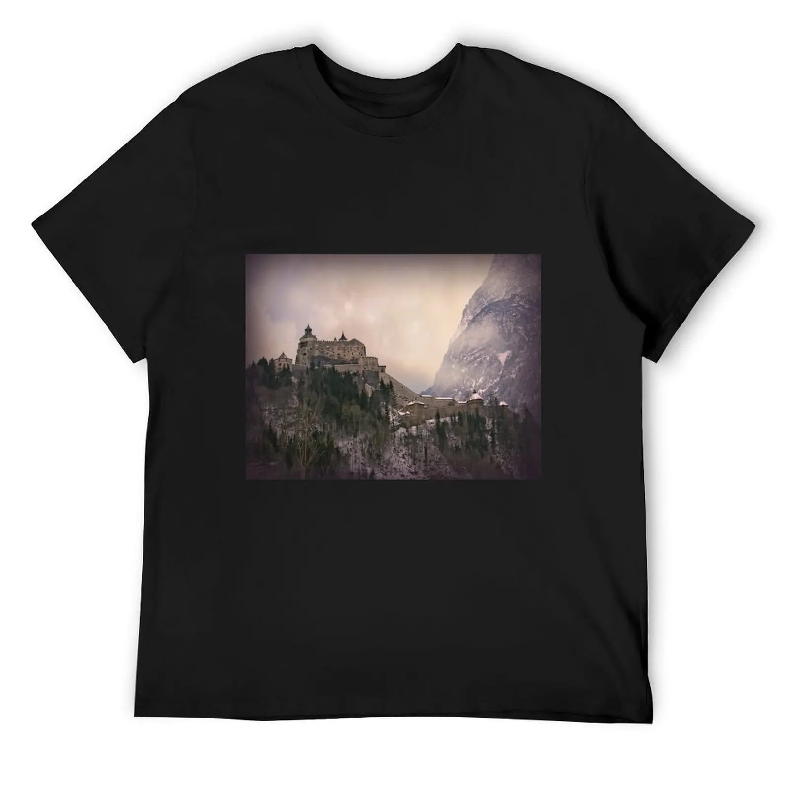 

Hohenwerfen Burg, Austria T-Shirt oversized graphic tee anime figures funny gifts mens clothing