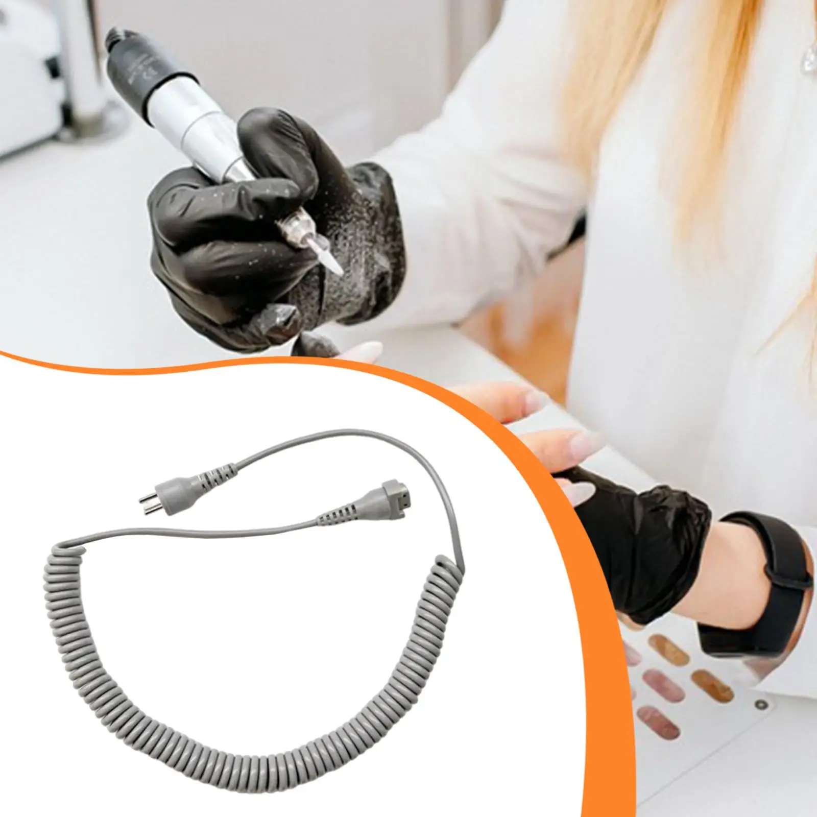 네일 드릴 교체용 모터 코드 교체, 네일 드릴 기계용 견고한 26인치, Ug12용 특수 핸들 액세서리 코드 어셈블리