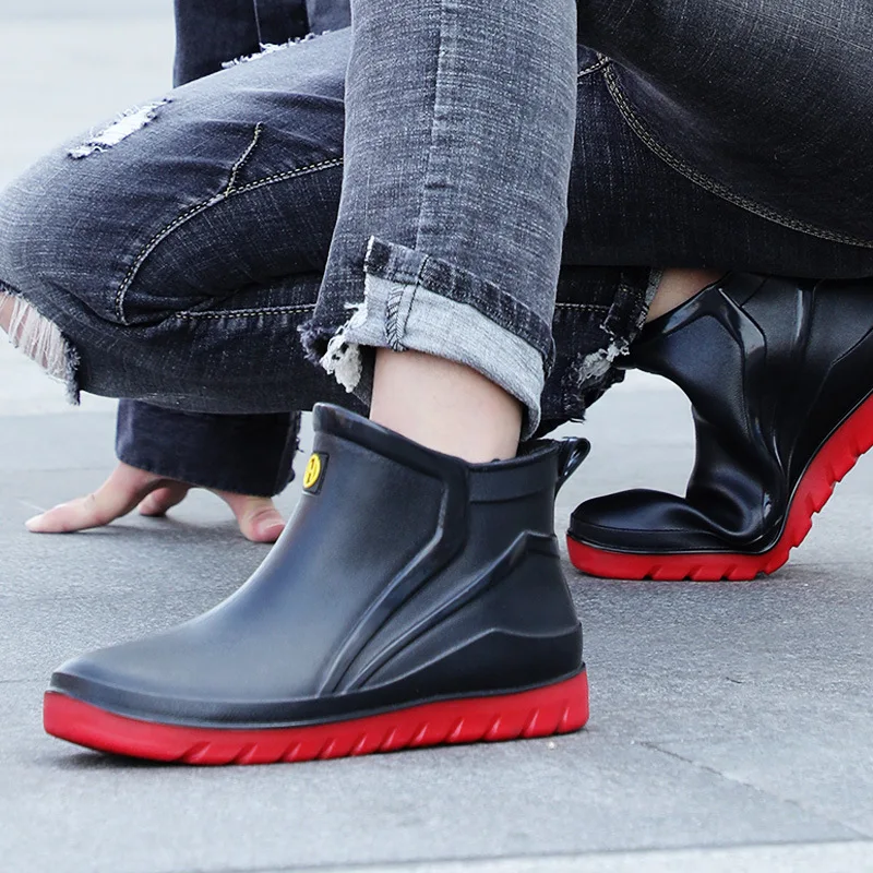 

New Men Rain Shoes Outdoor Fishing Wader Summer Windproof Trekking Hiking Sneakers Men's Lightweight Rubber Overshoes