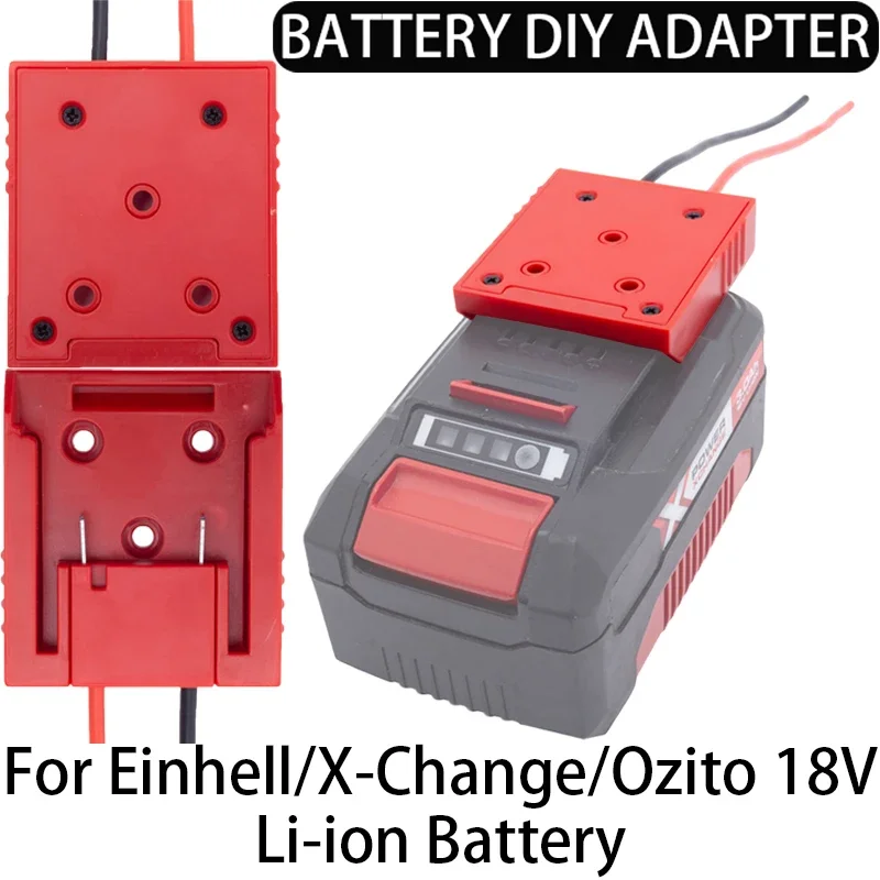 Battery DIY adapter for Einhell/X-Change/Ozito 18V Li-ion battery DIY 14AWG wire gauge adapter for toy cars