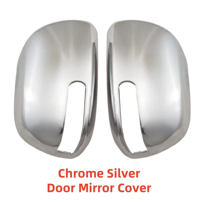 Chrome Car Side Door Rear View Mirror Cover for Toyota Hilux Vigo Fortuner Innova 2006-2012 PREVIA Estima Upgrade Accessory