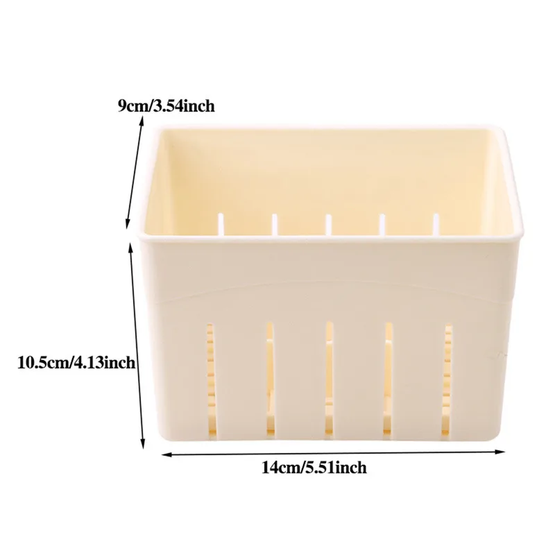 1 Set DIY Plastic Tofu Press Mould Homemade Tofu Mold Soybean Curd Tofu Making Mold Without Cloth Kitchen Cooking Tool