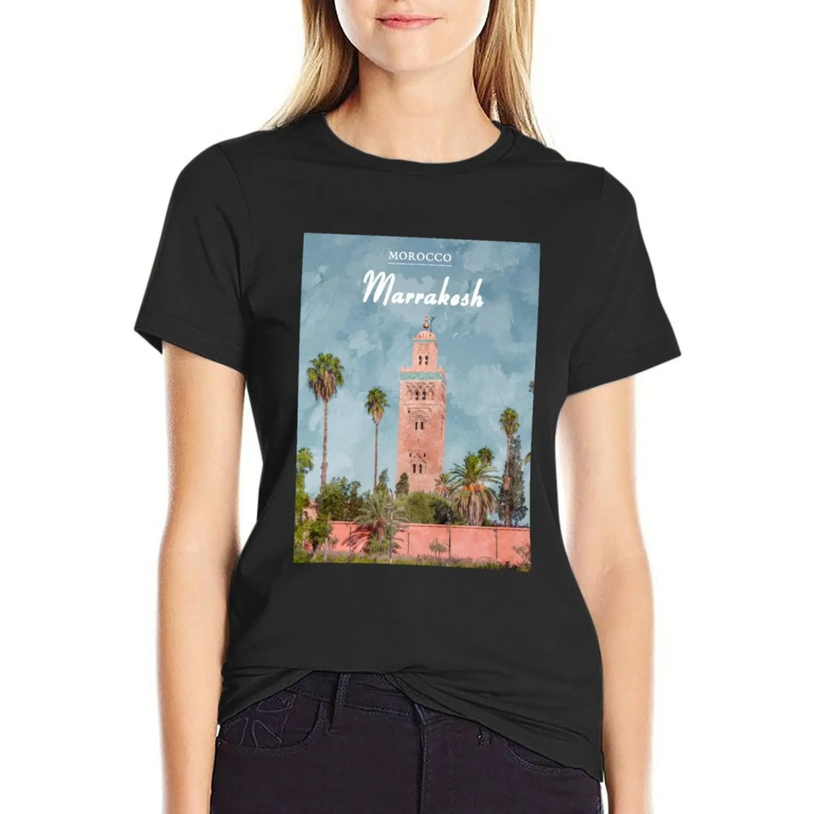 

Marrakesh Morocco T-Shirt aesthetic clothes summer top cute tops Women t shirt