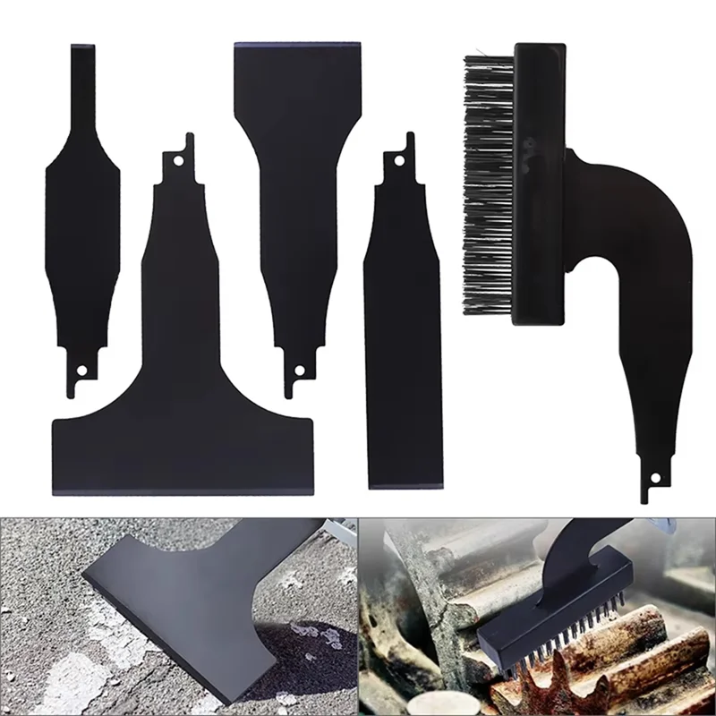 

A23P Reciprocating Saw Spatula Brush Set Reciprocating Saw Shovel And Wire Brush Removal Of Tile Floor Mud