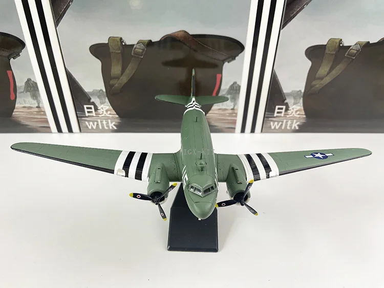 1:100 Scale C47 C-47 Transport Fighter U5 Hump Route Transport Metal Simulation Alloy Plane Model Ornament Collection