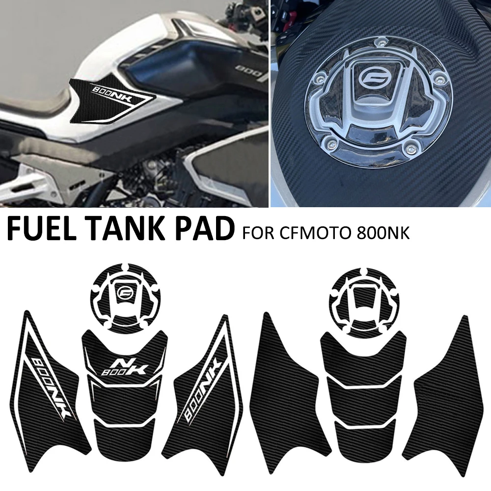 FOR CFMOTO CF800NK CF 800 NK 800NK 2023 Motorcycle Anti Slip Fuel Oil Tank Cap Pad Side Knee Grip Decal Protector Sticker Pads