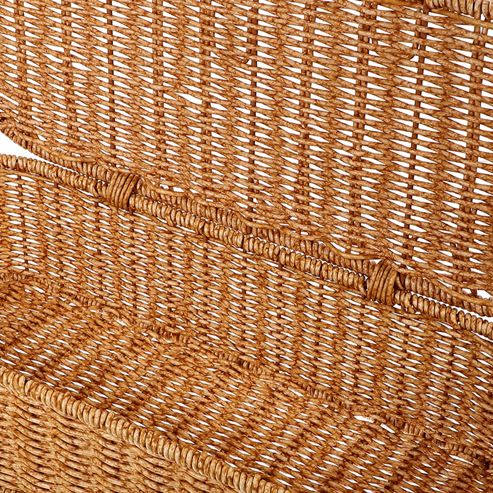 

Rattan Storage Boxes Large Retro Woven Baskets with Lids for Home Office Keeps Desktop Tidy Housewares Gifts Ideas