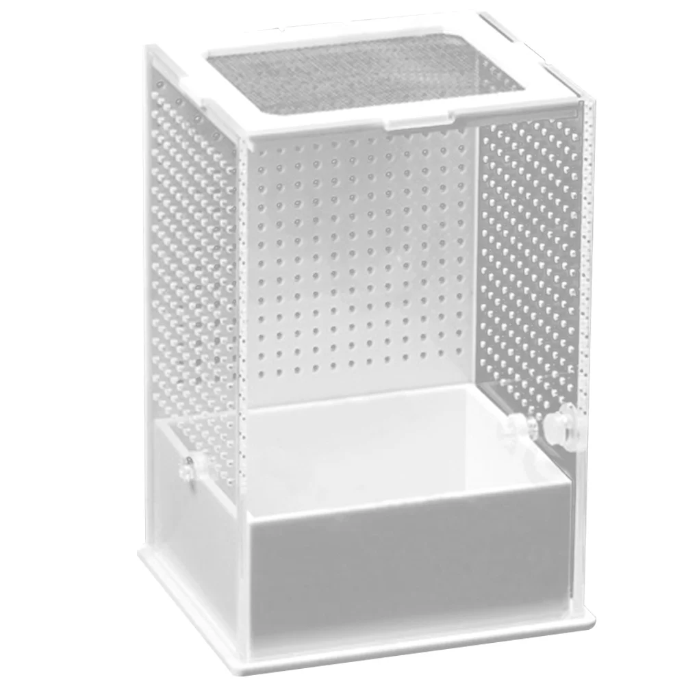 

Reptile Feeding Box Transparent Acrylic Breeding Container For Lizard Gecko Spider Insect Terrarium Clear Pet Case Habitat