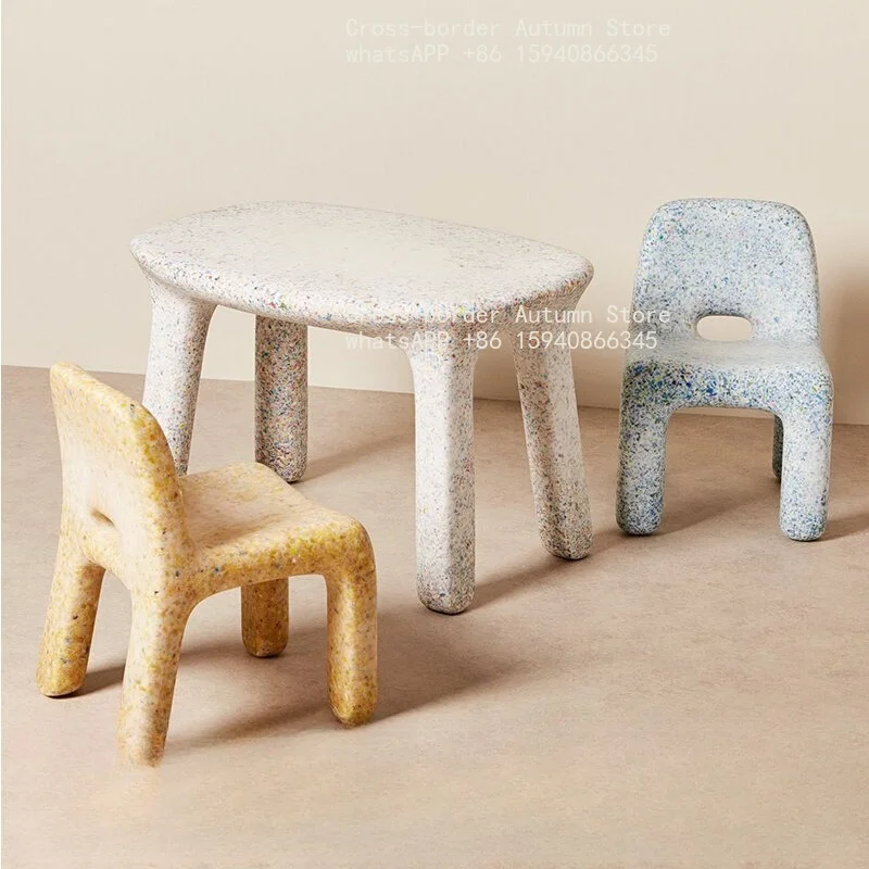 Ins Popular Nordic Kids Plastic Stool With Backrest Eco Friendly Toddler Chair For Kindergarten Indoor Outdoor Use