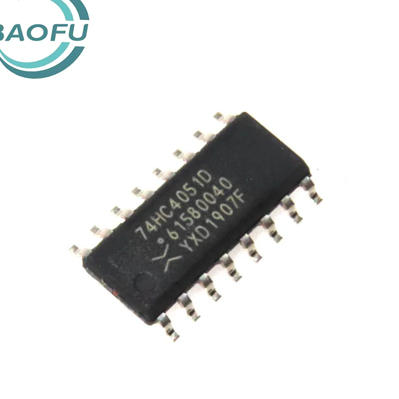 Neu importierter originaler 74HC4051D SOIC-16 8-Kanal-Analog-Multiplexer/Demodulator