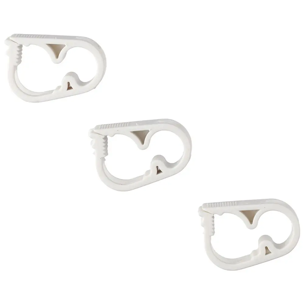 10PCS Plastic Plastic Tubing Clamps White 6~12mm/1/4
