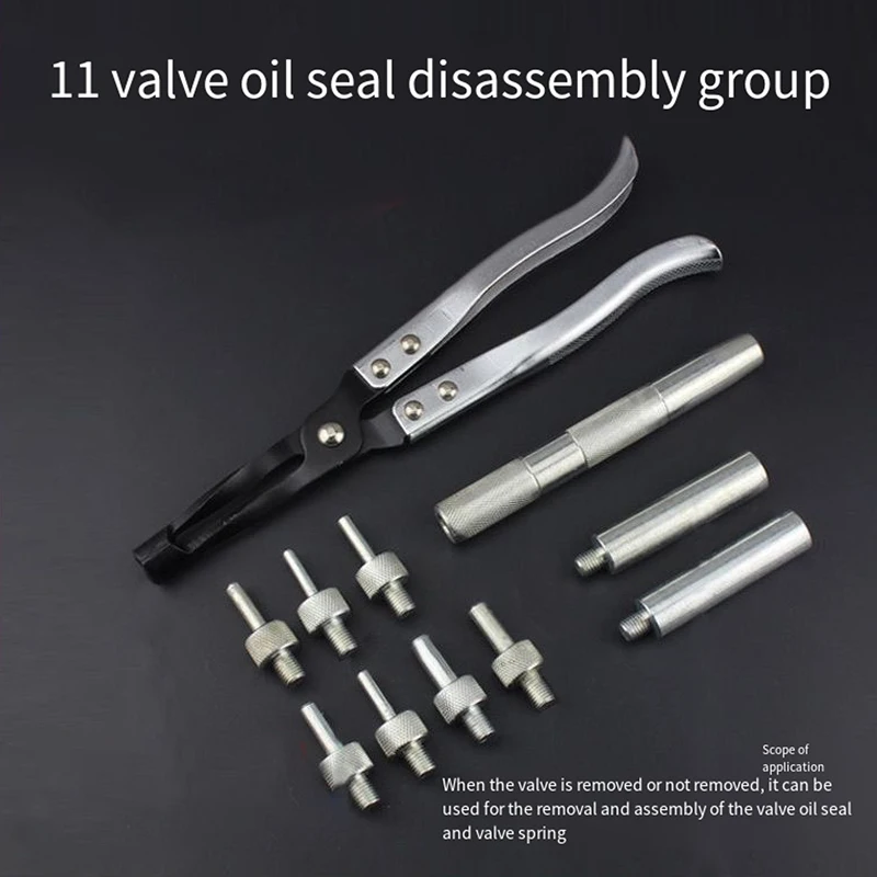 Valve Spring Oil Seal Disassembly and Assembly Group, Pull Pliers Oil Seal Installation and Change To Special Tool Auto Repair