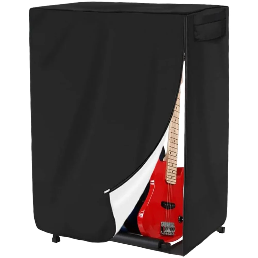 Guitar Stand Cover with Zipper Closure Handle and Ventilated Backing Designed for 91.5L 49W 110H cm Standard Stands