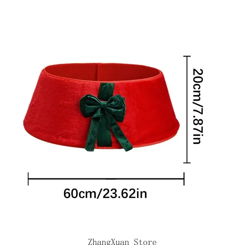 Vorderer Akzent-Weihnachtsbaumrock, geteilte Rückseite, Weihnachtsbaum-Basisabdeckung für Innen- und Außendekoration, 3 x – Detail 5