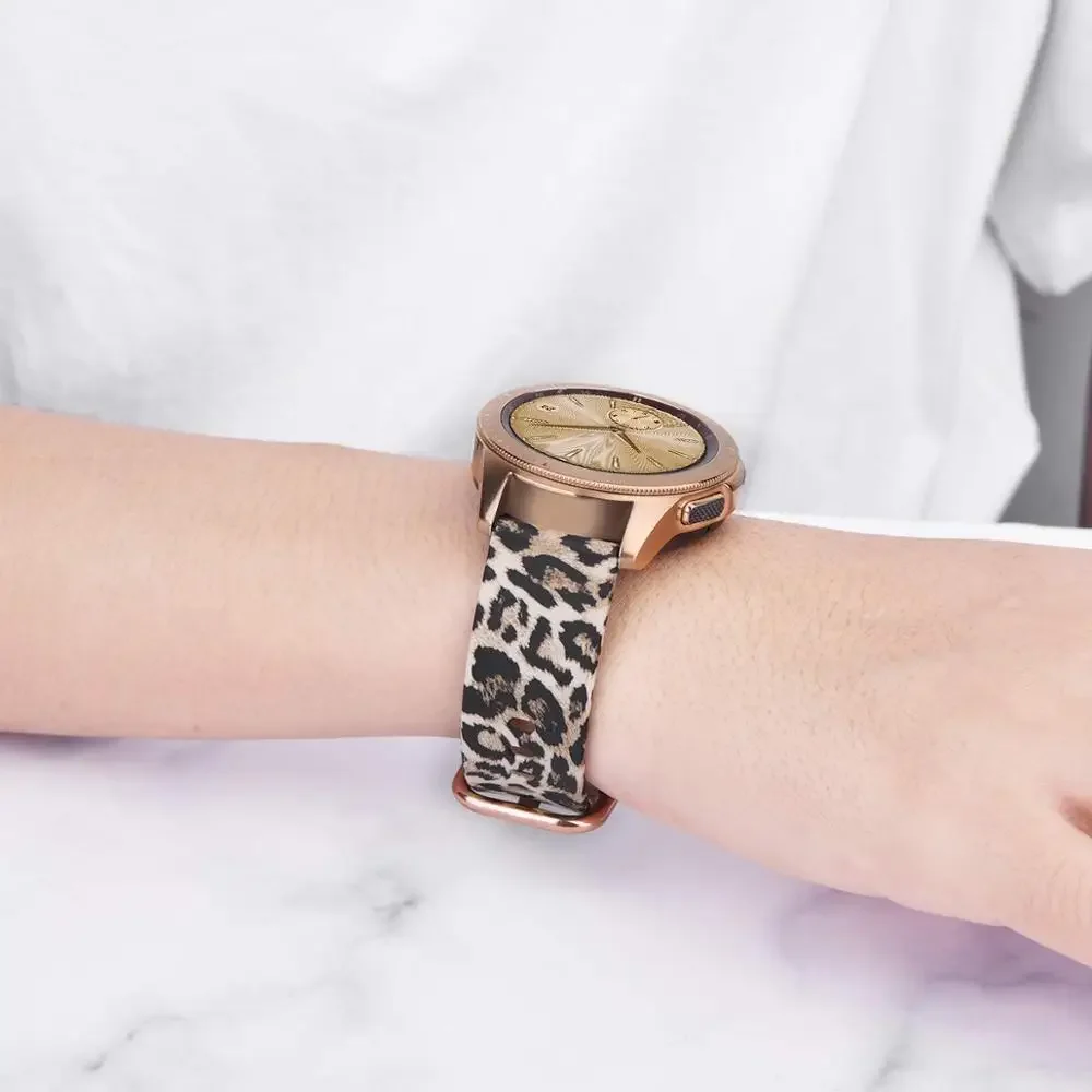 20mm Printing Silicone strap for Samsung Galaxy Watch 7 6 5 4 40/44mm band Amazfit Active 2 Garmin Forerunner 570 47mm Bracelet