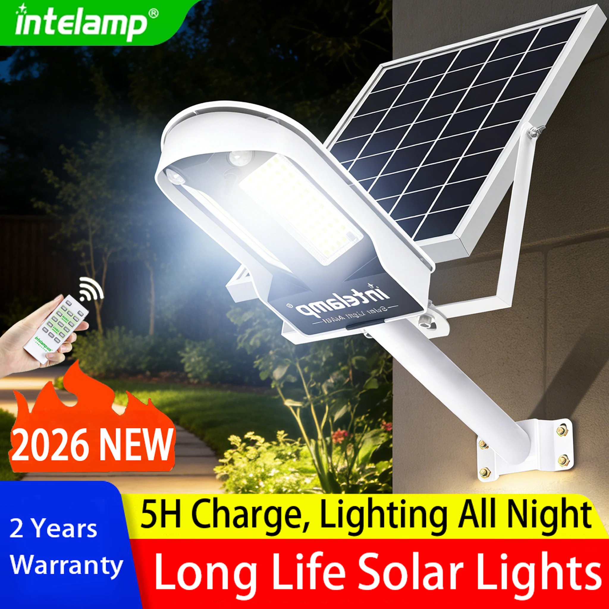 

3000LM Most Powerful LED Solar Light Outdoor Motion Sensor Solar Lights IPX65 Waterproof Solar Street Lamp Garden Lantern