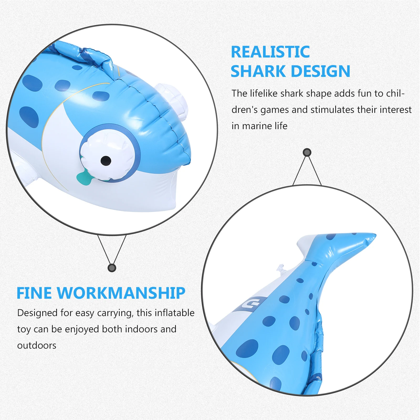 3 stuks opblaasbare vis drijvende visvormige zwembad waterspel oceaan verjaardagsfeestje decoraties vissen verjaardagsbenodigdheden