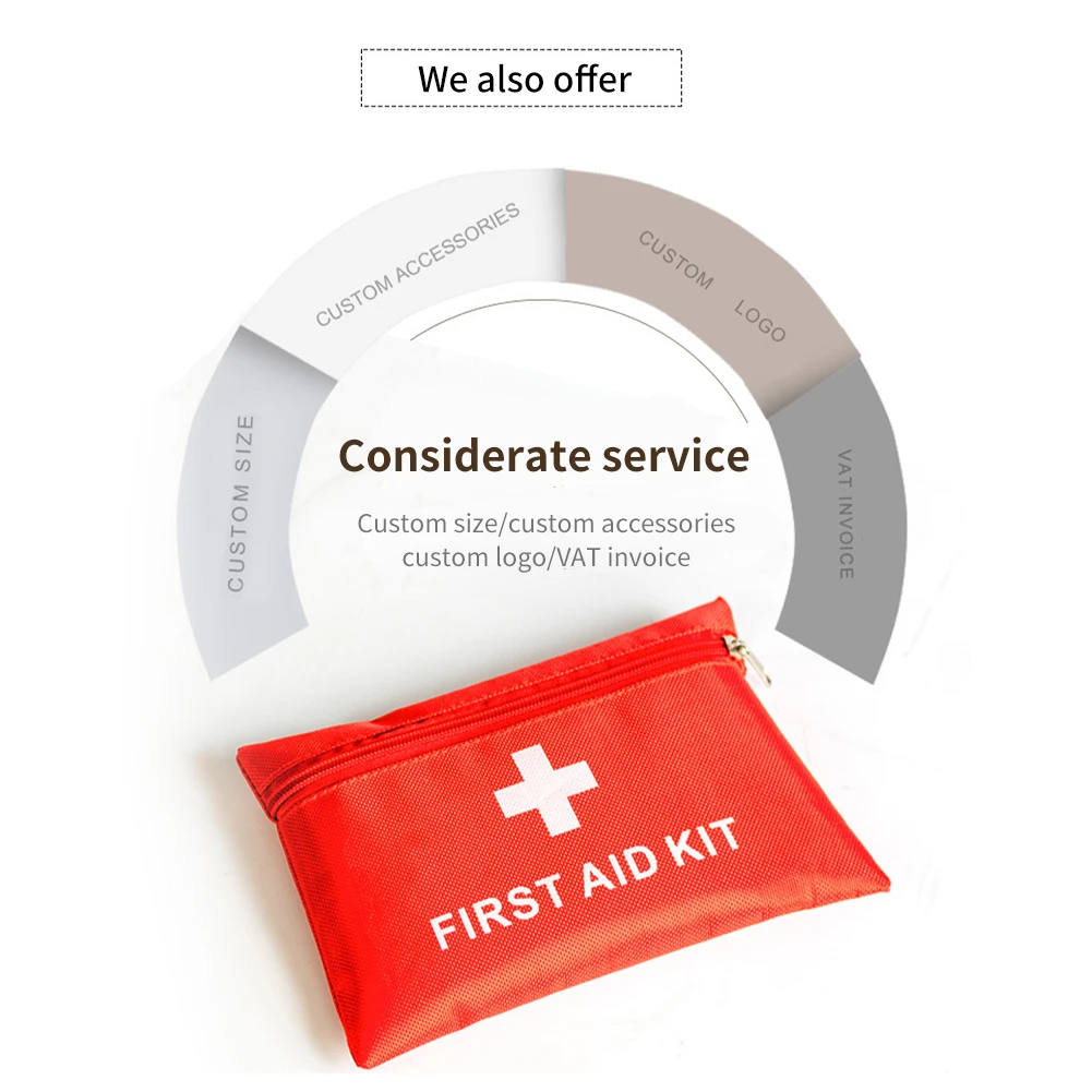 Mendaki tas pertolongan pertama multi-tujuan keselamatan Kit darurat untuk Backpacking